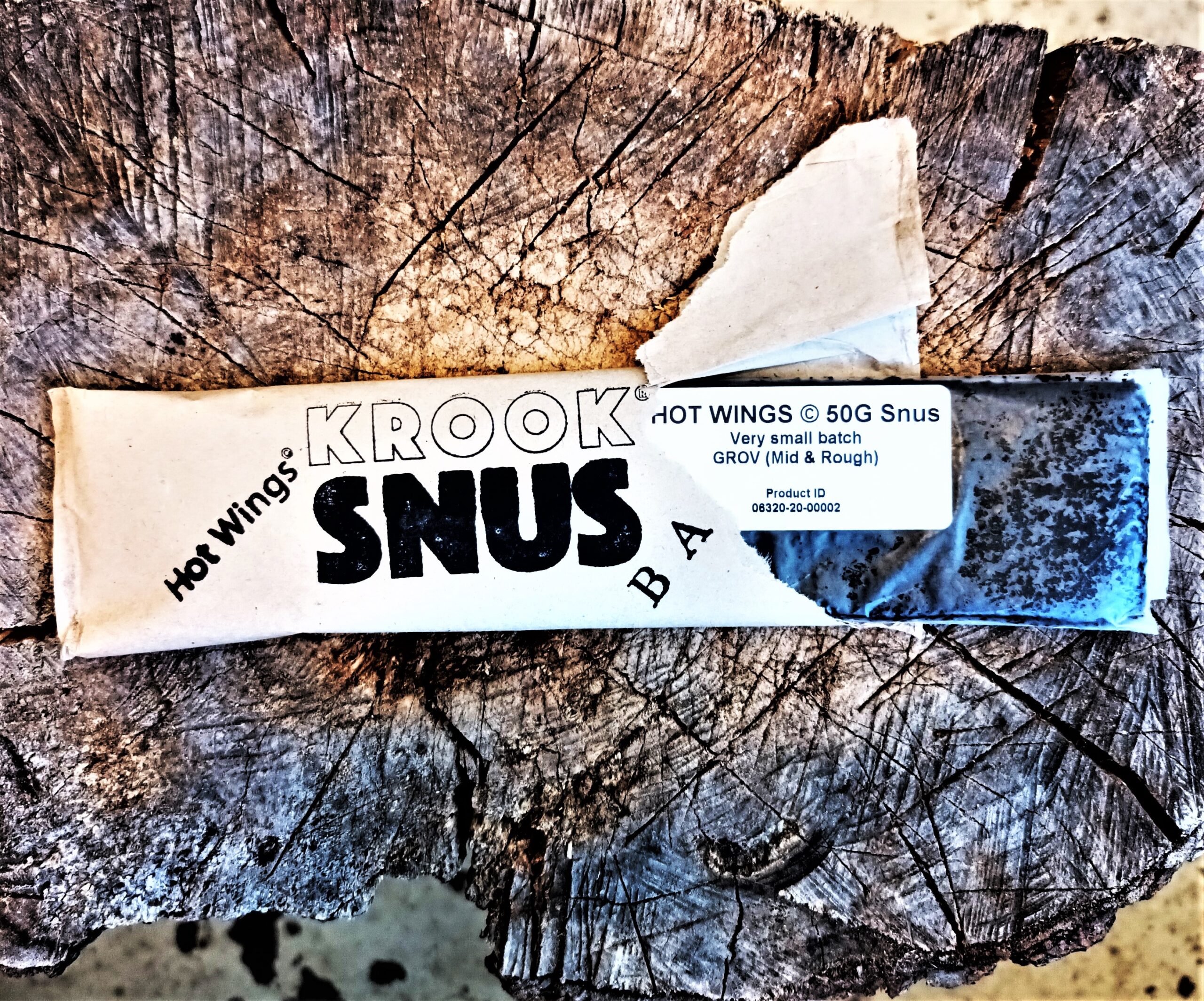Hot Wings Very Small Batch Grov 50g Snus Papperswrap